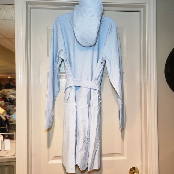 NWOT Rains x Urban Outfitters Women's Waterproof Trench Coat Rain Coat Classic - Picture 9 of 9